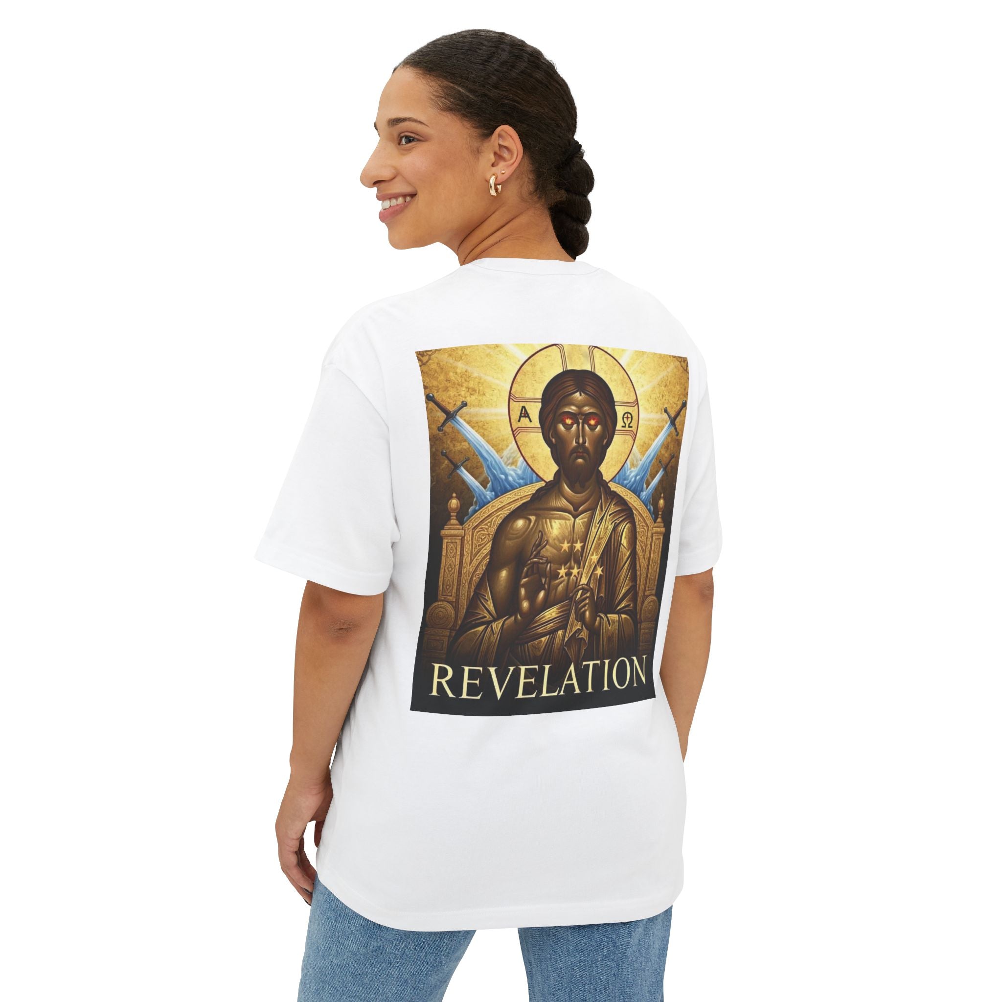 OFD JESUS REVELATION  -  Unisex Oversized Boxy Tee