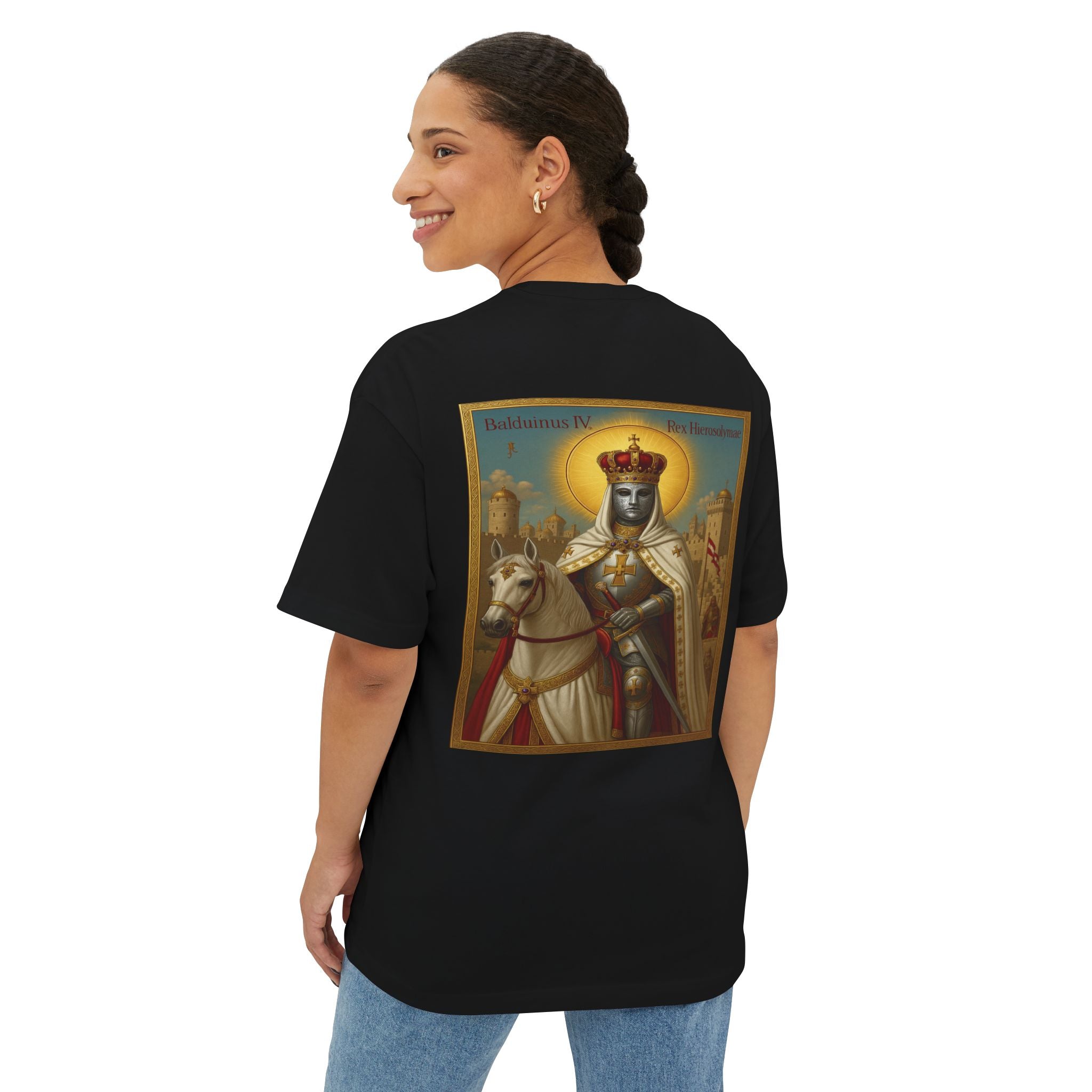 OFD King Baldwin IV -  Unisex Oversized Boxy Tee