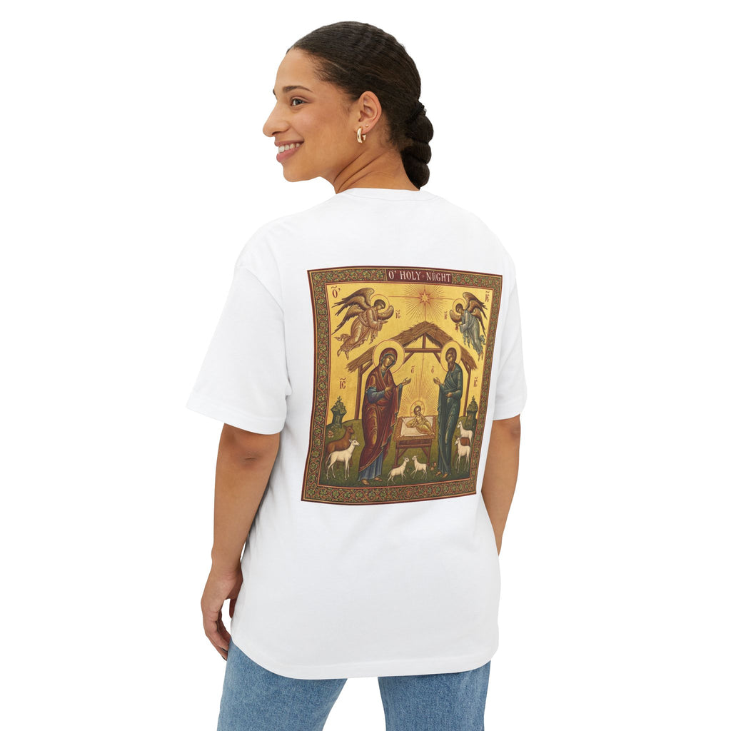OFD- Christmas O' Holy Night - Unisex Oversized Boxy Tee