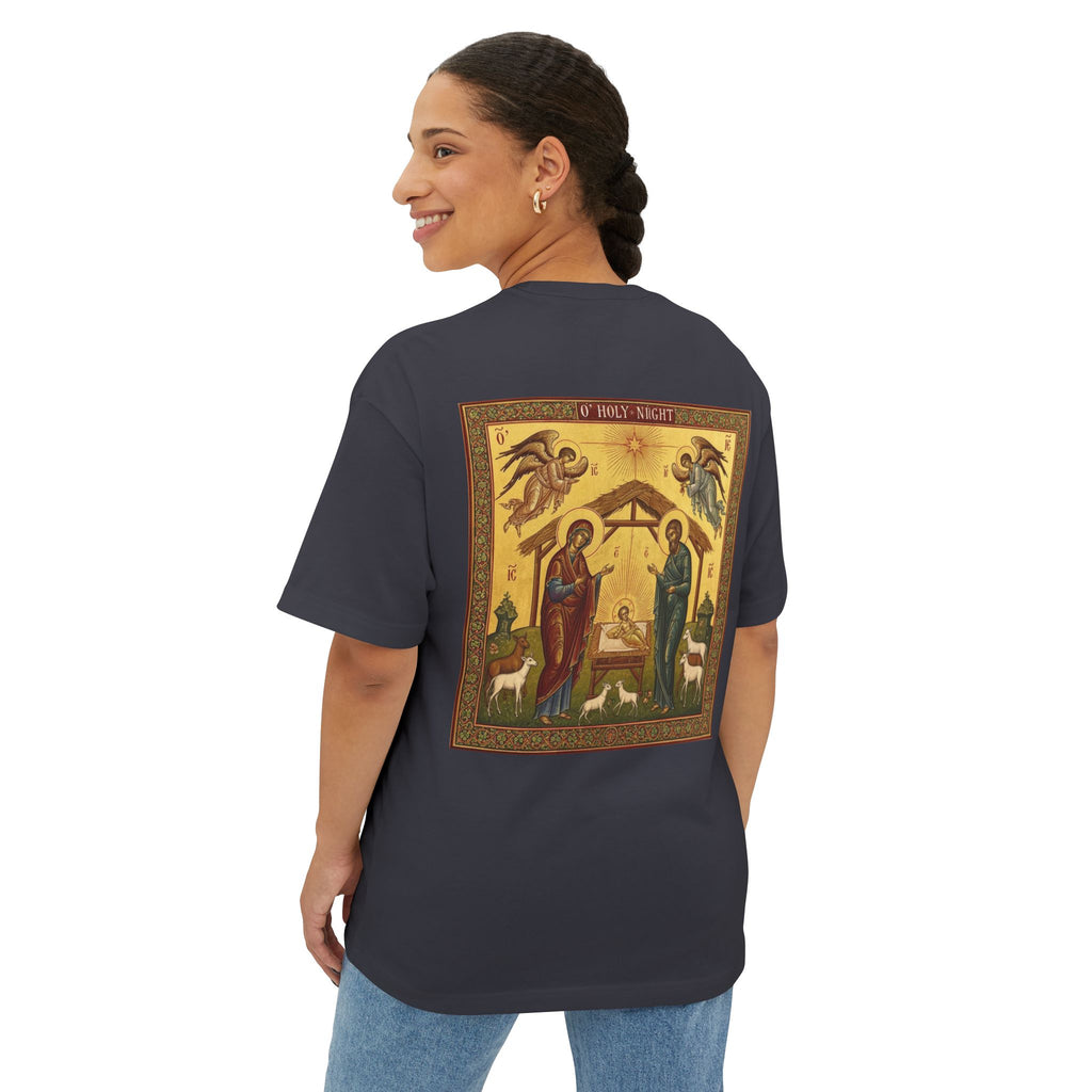 OFD- Christmas O' Holy Night - Unisex Oversized Boxy Tee