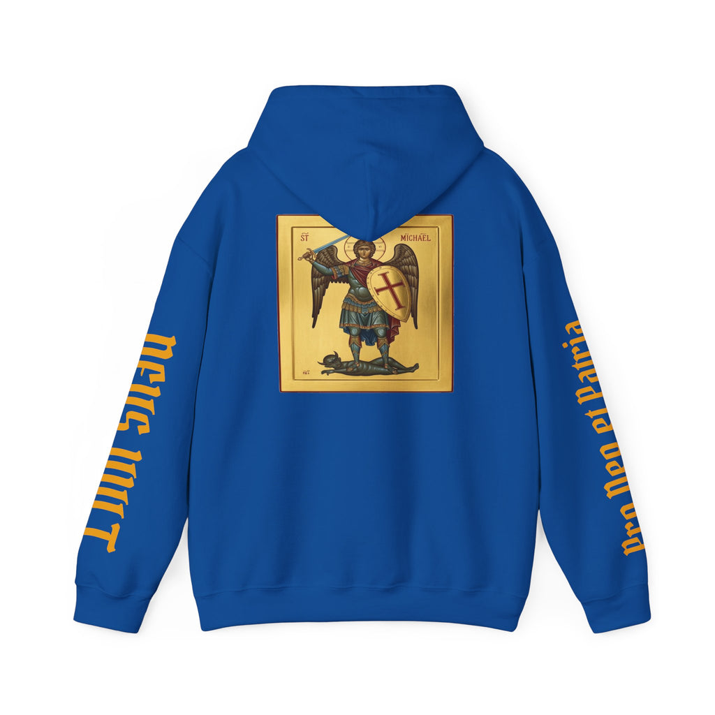 OFD- St Michael Hoodie, Divine Comfort Hoodie, Faith-Based Apparel, Christian Gift, Motivational Wear, Cozy Religious Sweatshirt