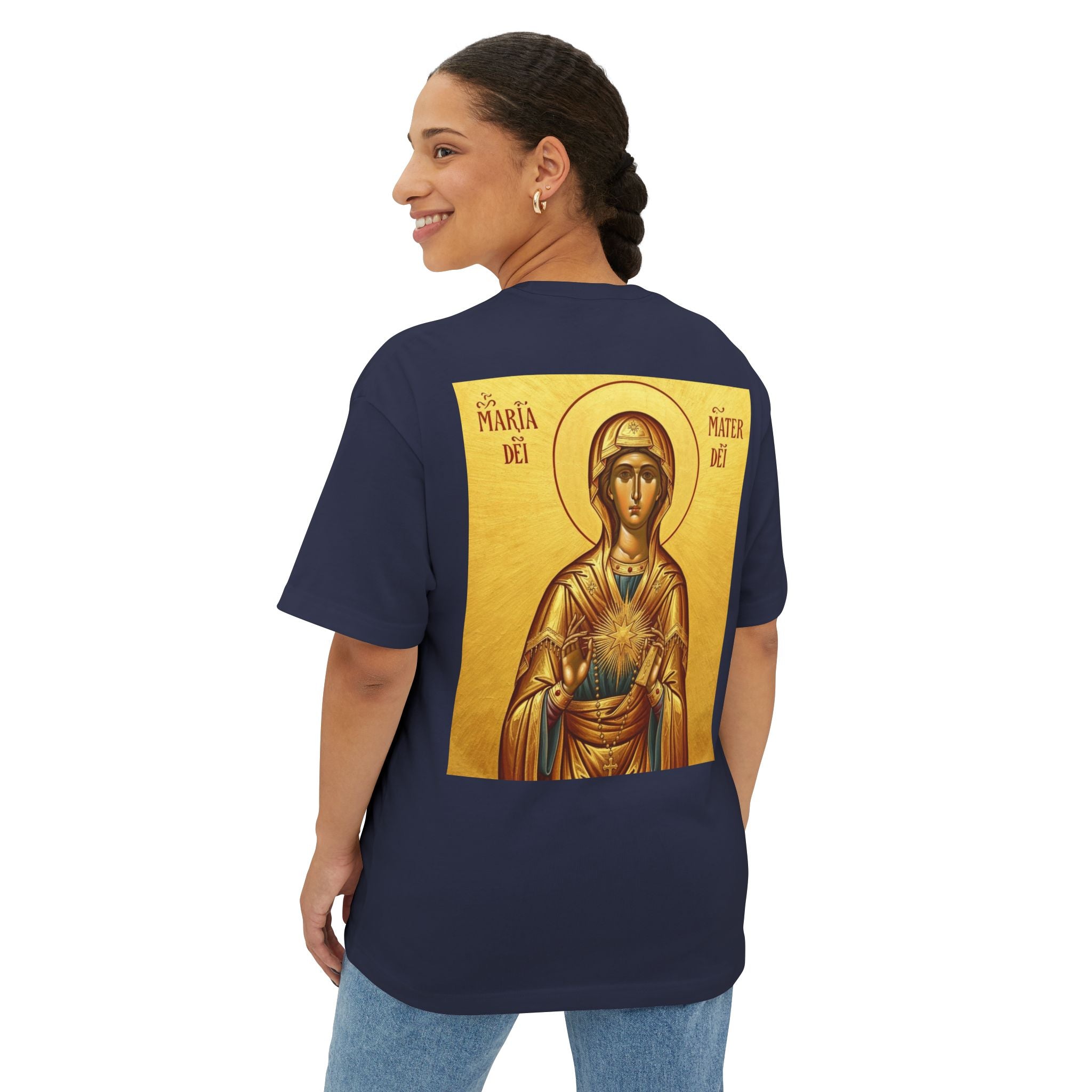 Maria Mater Dei - Copy of Unisex Oversized Boxy Tee