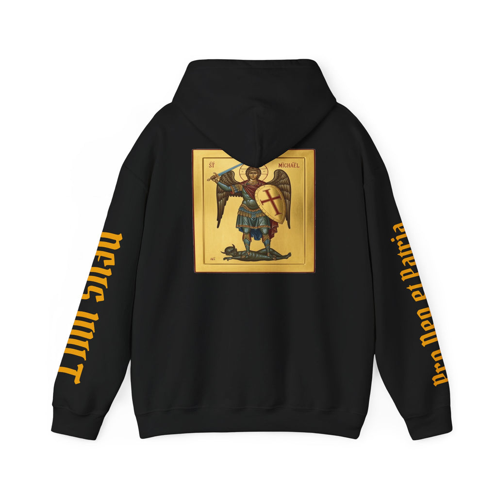 OFD- St Michael Hoodie, Divine Comfort Hoodie, Faith-Based Apparel, Christian Gift, Motivational Wear, Cozy Religious Sweatshirt
