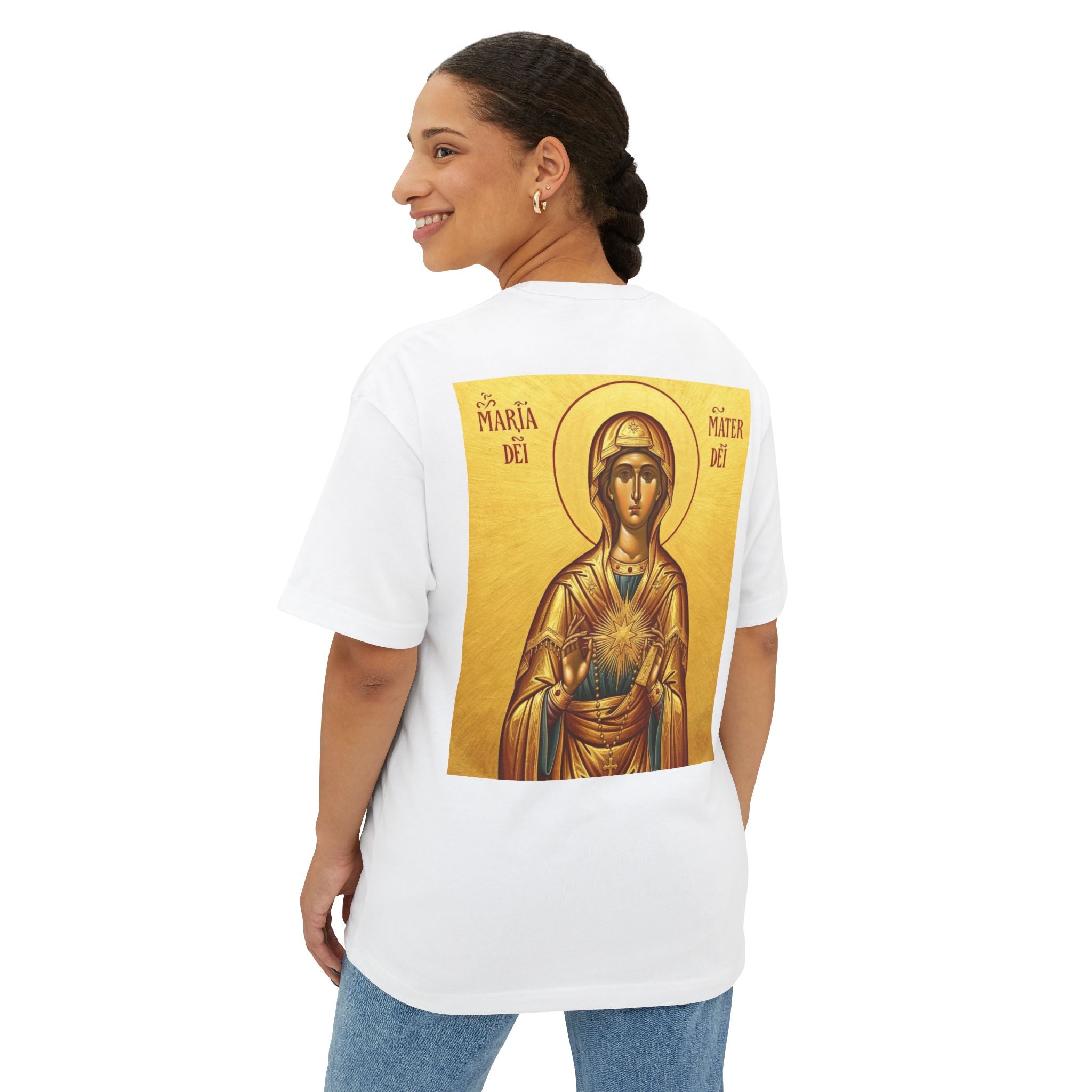 Maria Mater Dei - Copy of Unisex Oversized Boxy Tee